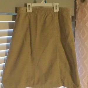 Khaki skirt